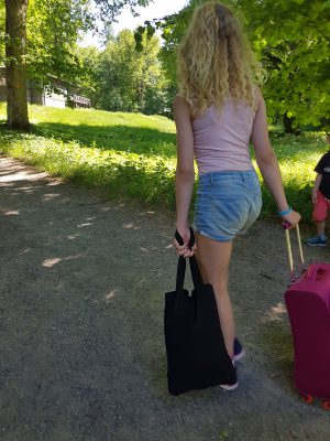väskor ska bäras